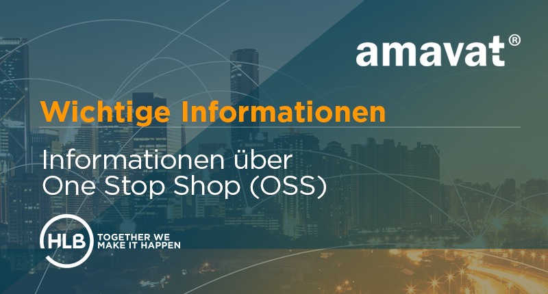 Informationen über One Stop Shop (OSS)